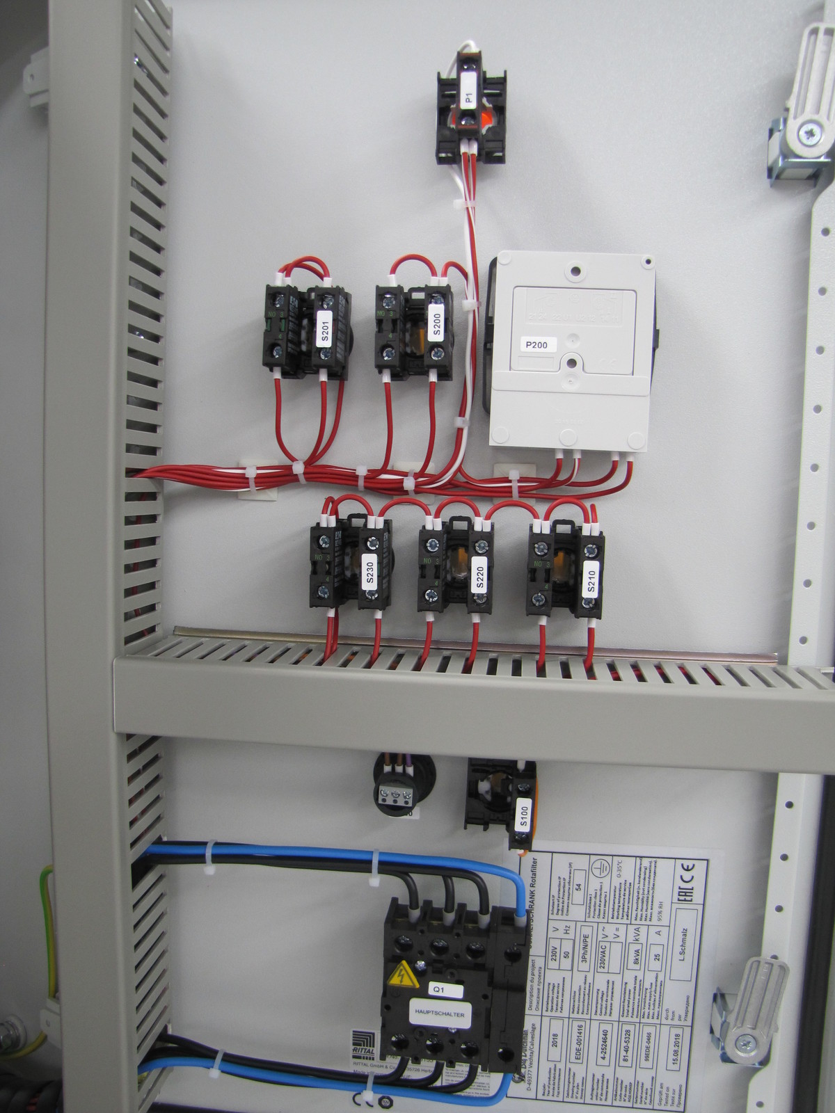 Control cabinet Rotafilter